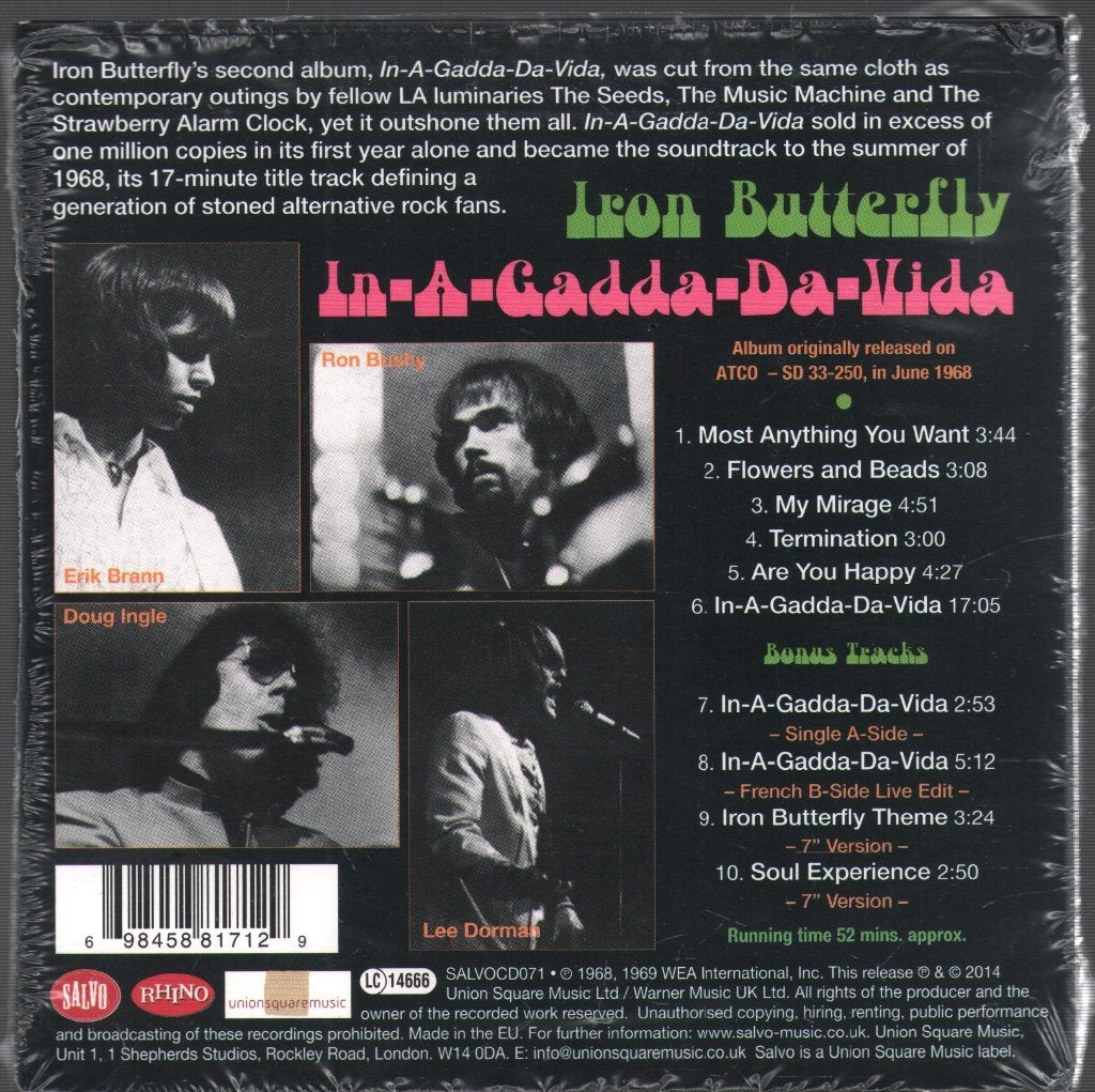 Iron Butterfly - In-A-Gadda-Da-Vida - Cd