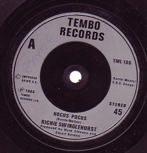 Richie Swinglehurst - Hocus Pocus - 7 Inch