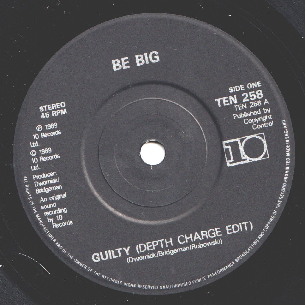 Be Big - Guilty - 7 Inch
