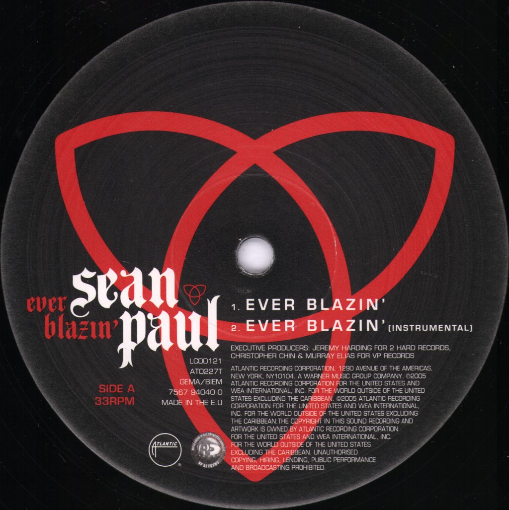Sean Paul - Ever Blazin' - 12 Inch