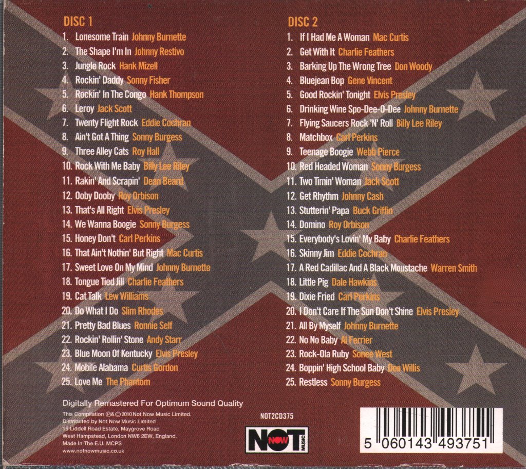 Various Artists - Red Hot Rockabilly - Double Cd