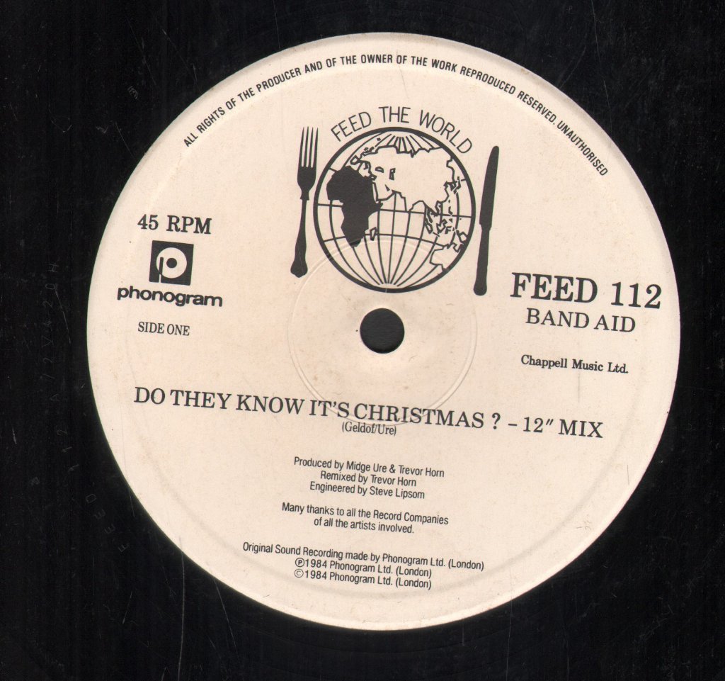 Band Aid - Do They Know It's Christmas - 12 Inch