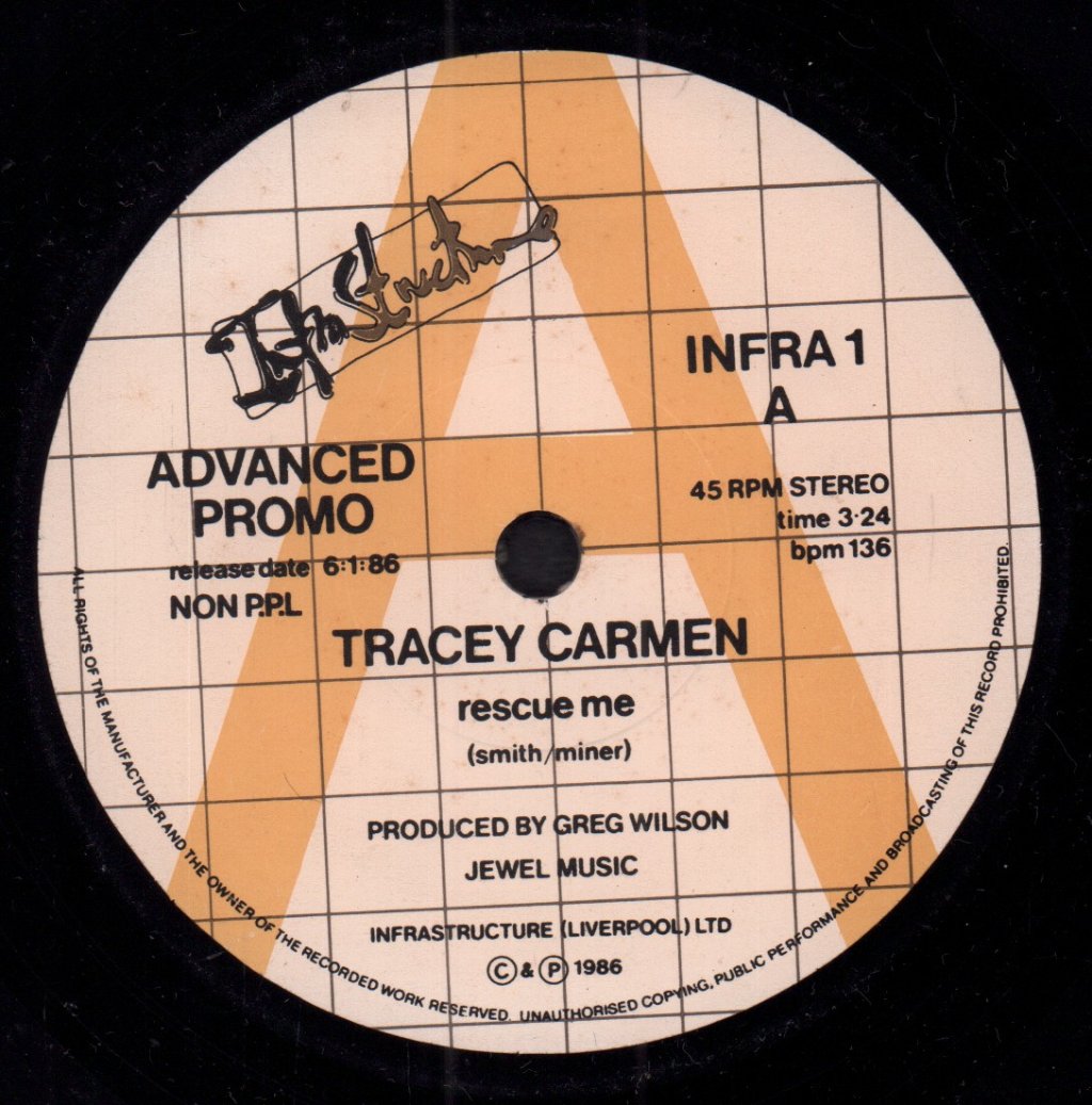 Tracey Carmen - Rescue Me - 7 Inch