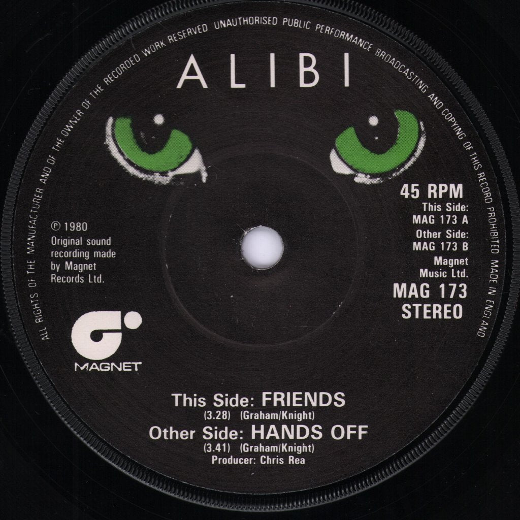 Alibi (80'S Group) - Friends - 7 Inch
