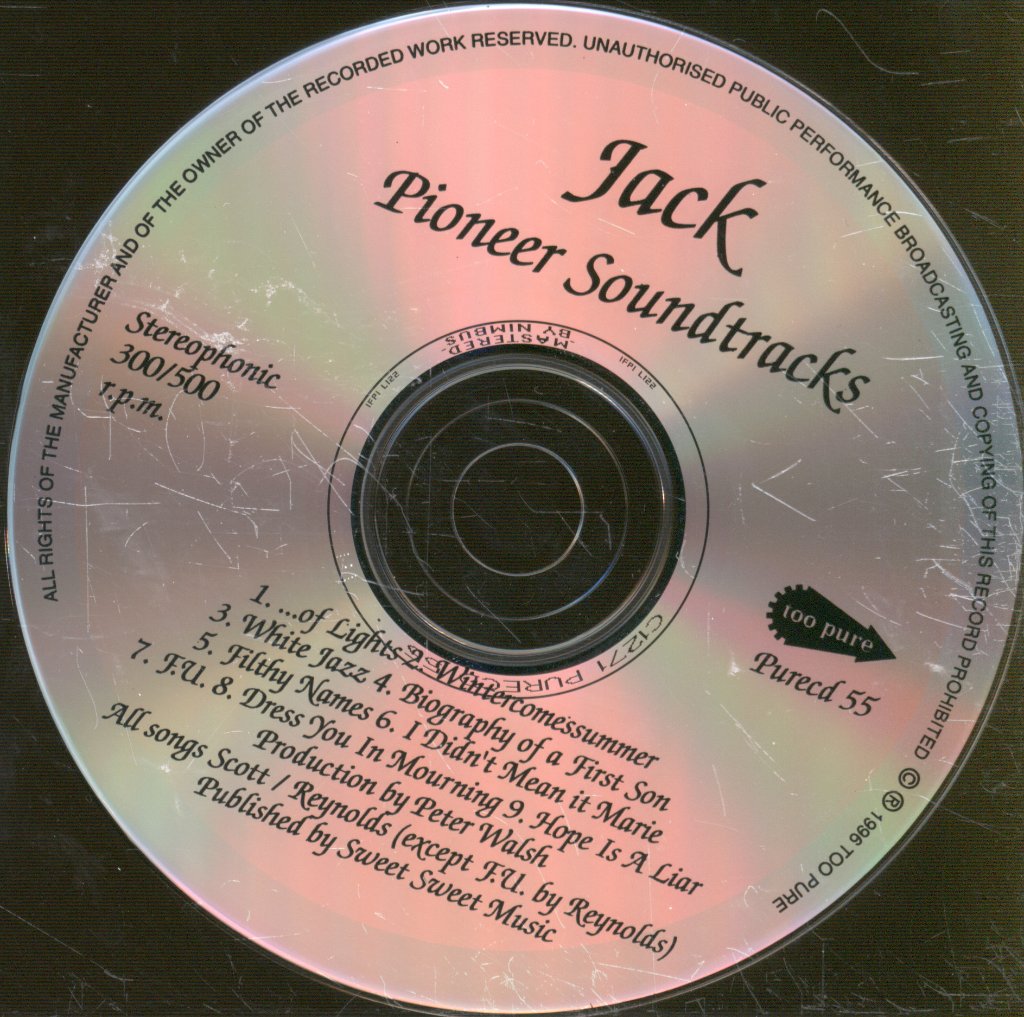 Jack - Pioneer Soundtracks - Cd