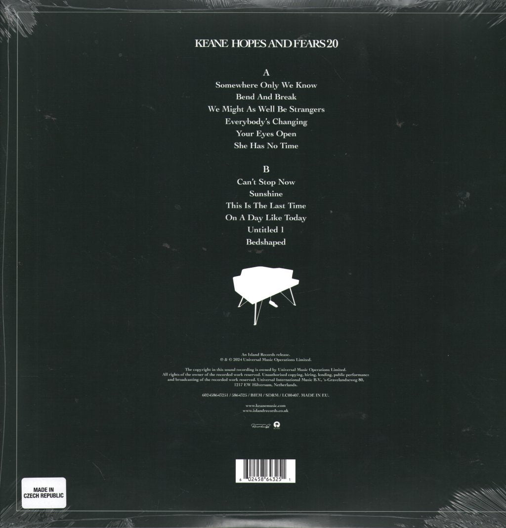 Keane - Hopes and Fears - Lp