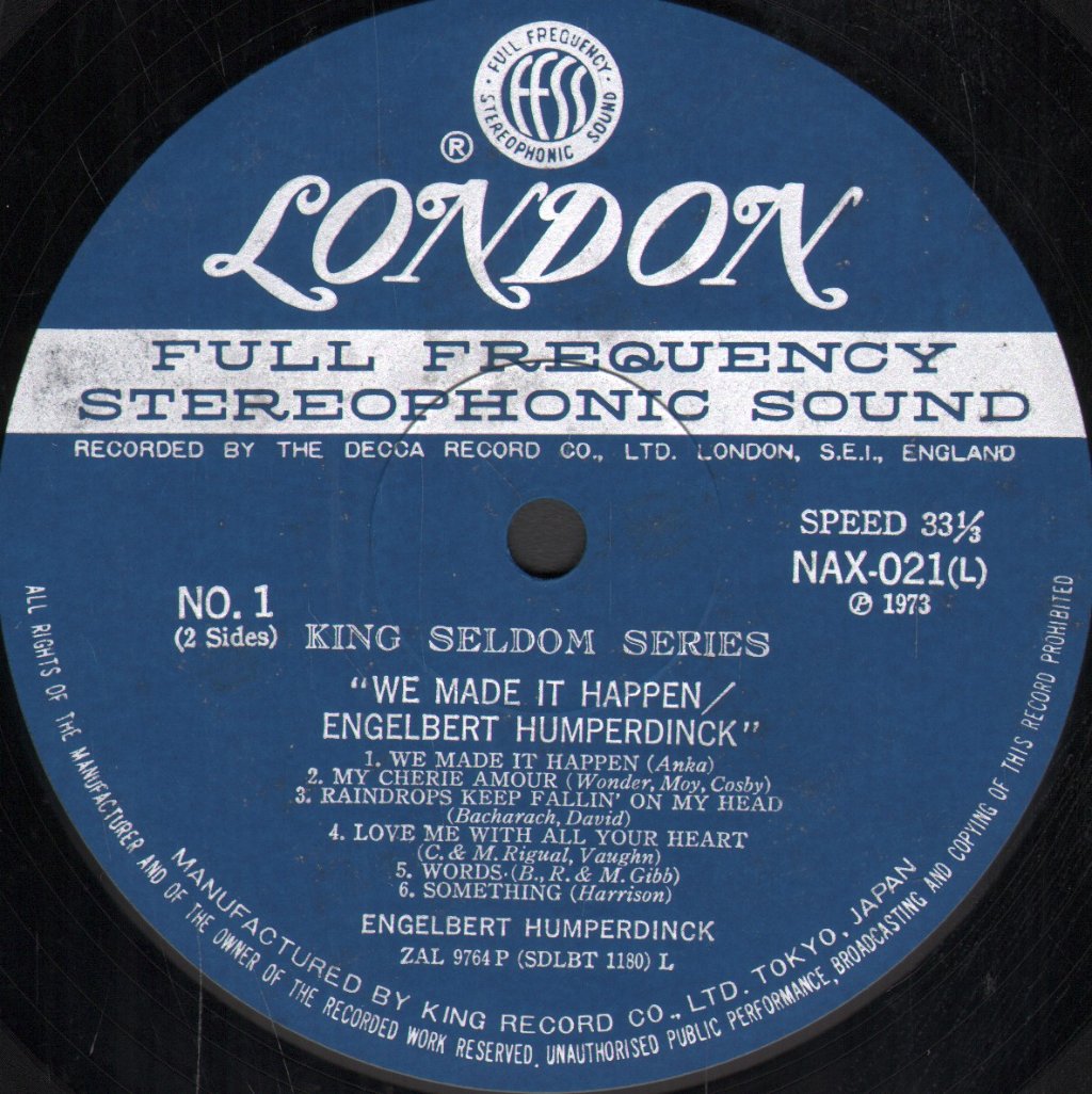 Engelbert Humperdinck - We Made It Happen - Lp