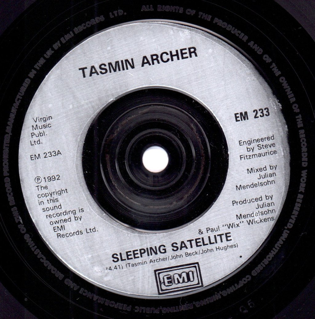 Tasmin Archer - Sleeping Satellite - 7 Inch