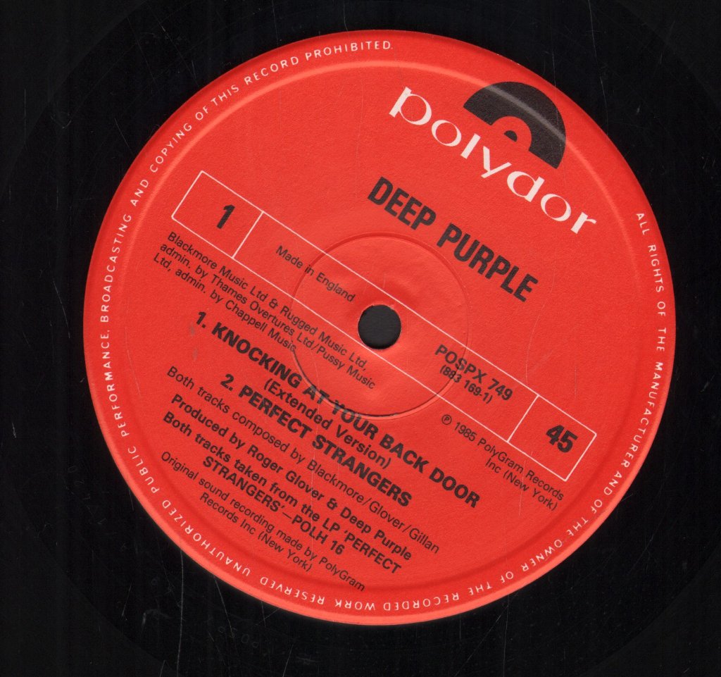Deep Purple - Knocking At Your Back Door - 12 Inch