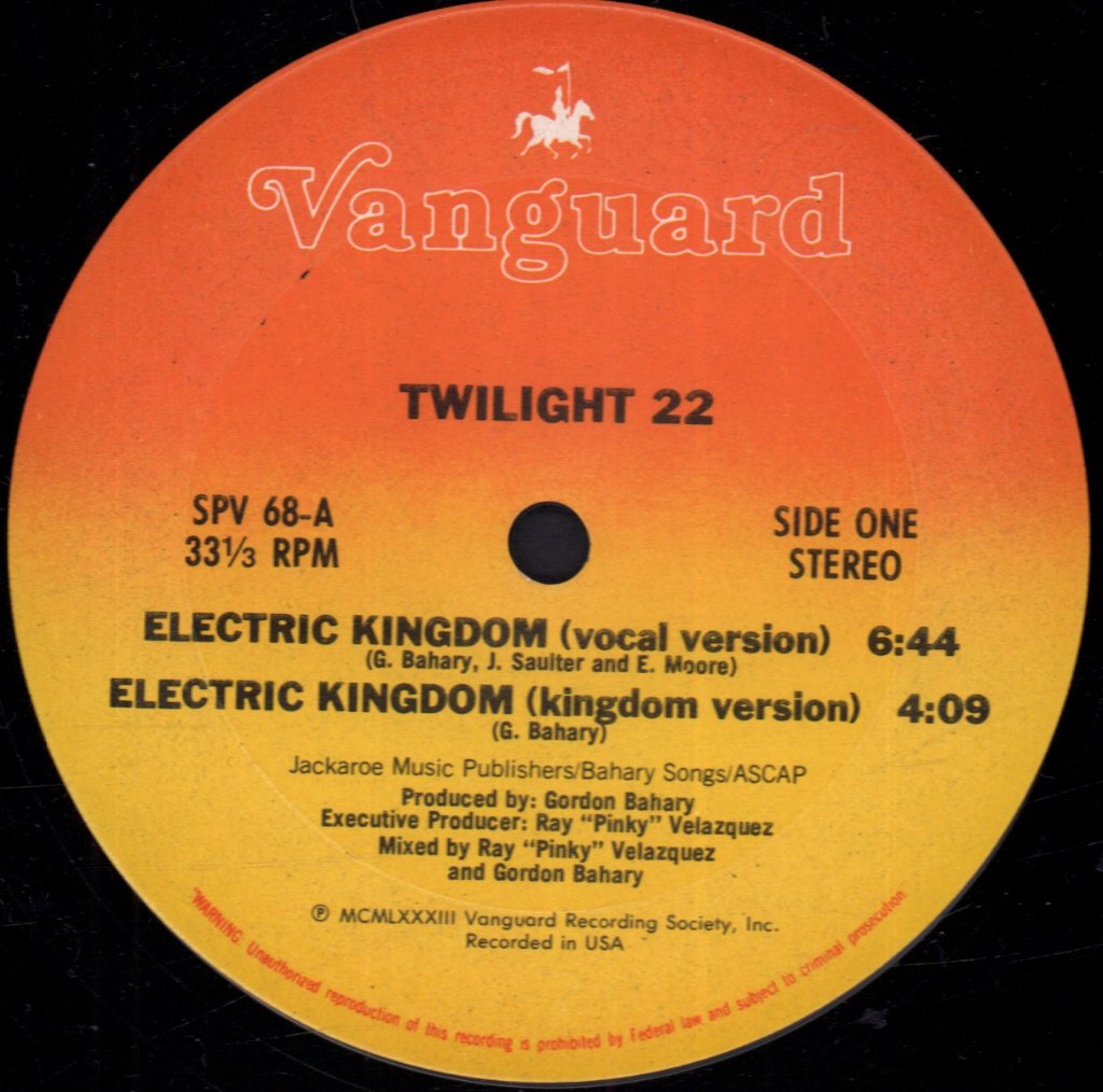 Twilight 22 - Electric Kingdom - 12 Inch