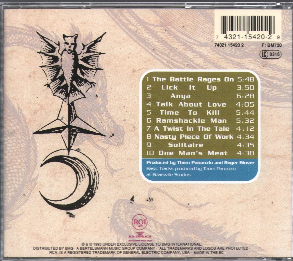 Deep Purple - Battle Rages On... - Cd
