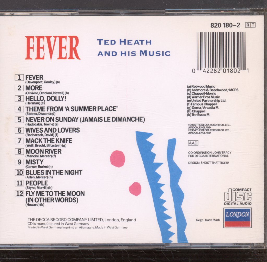 Ted Heath And His Music - Fever - Cd