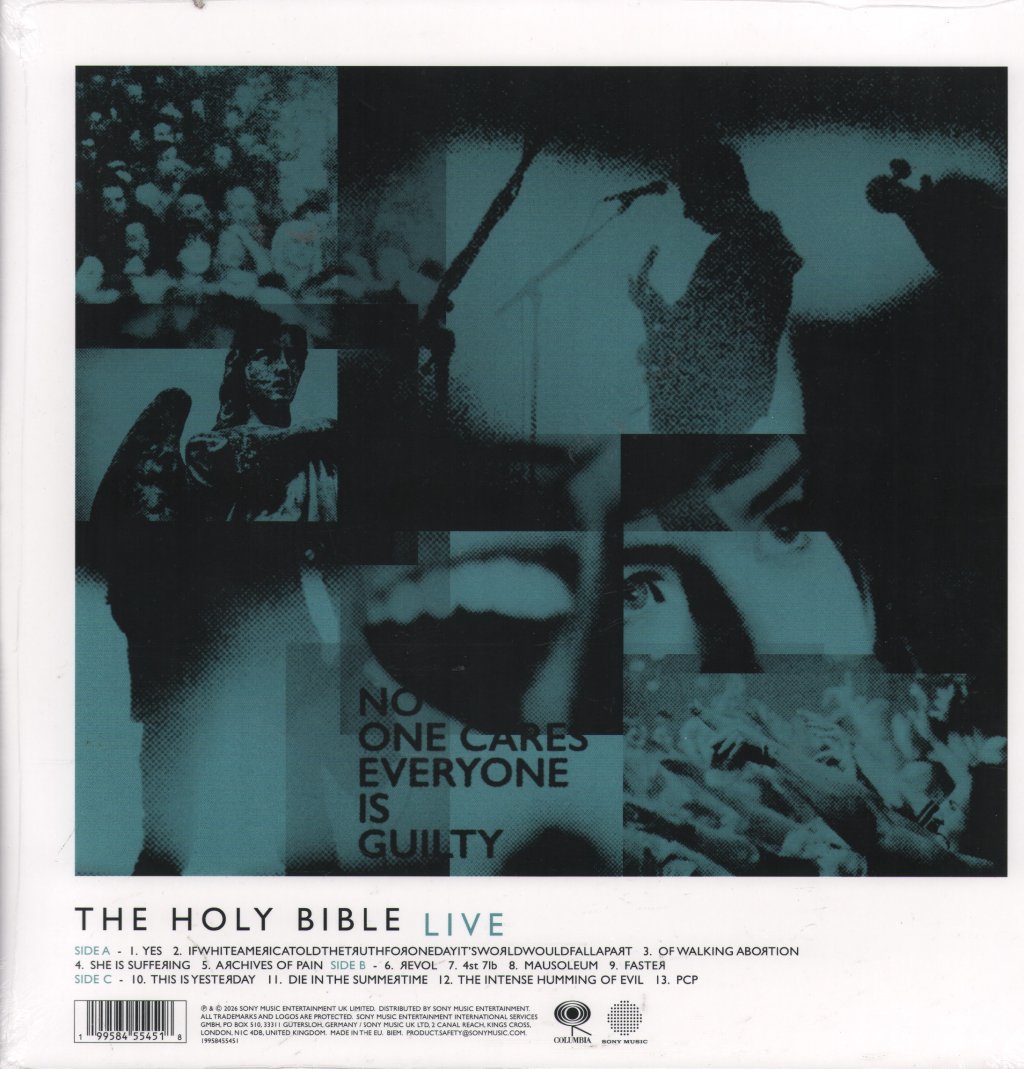 Manic Street Preachers - Holy Bible Live - Double Lp