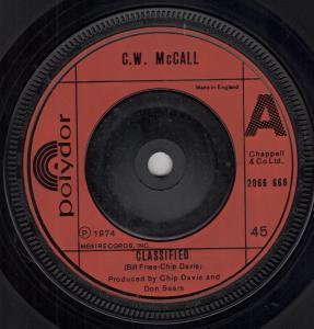C.w.mccall - Classified - 7 Inch
