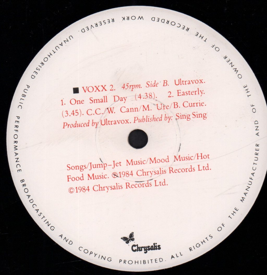 Ultravox - One Small Day - 12 Inch