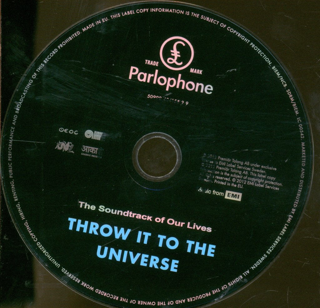 Soundtrack Of Our Lives - Throw It To The Universe - Cd