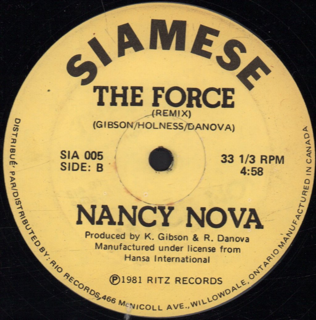 Nancy Nova - Force (Remix) - 12 Inch