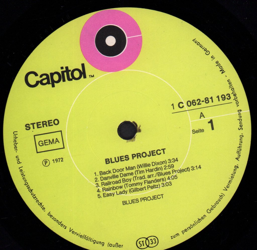 Blues Project - Blues Project - Lp