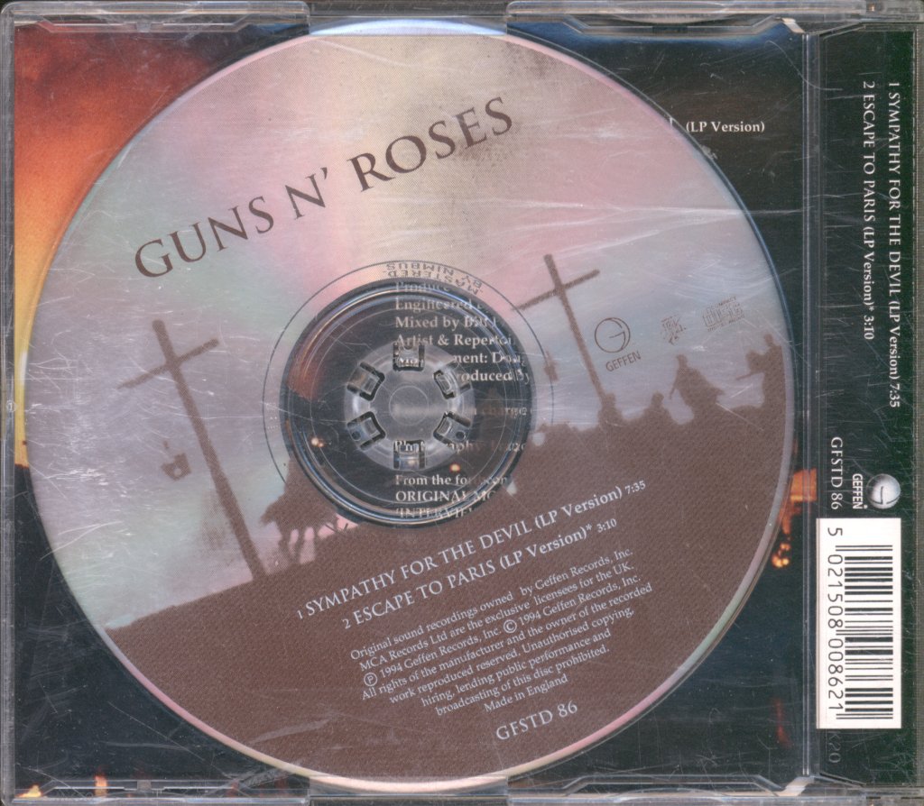 Guns N' Roses - Sympathy For The Devil - Cd