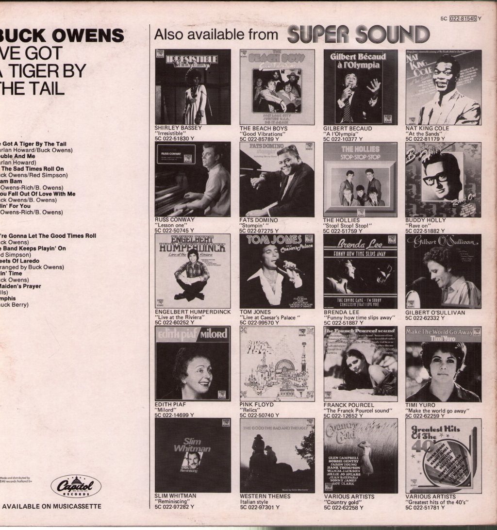 Buck Owens - I've Got A Tiger By The Tail - Lp