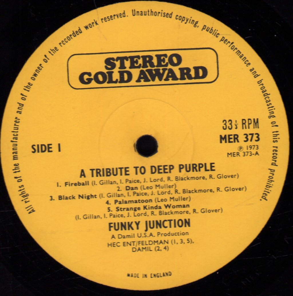 Funky Junction - Play A Tribute To Deep Purple - Lp