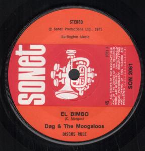 Dag And The Moogaloos - El Bimbo - 7 Inch