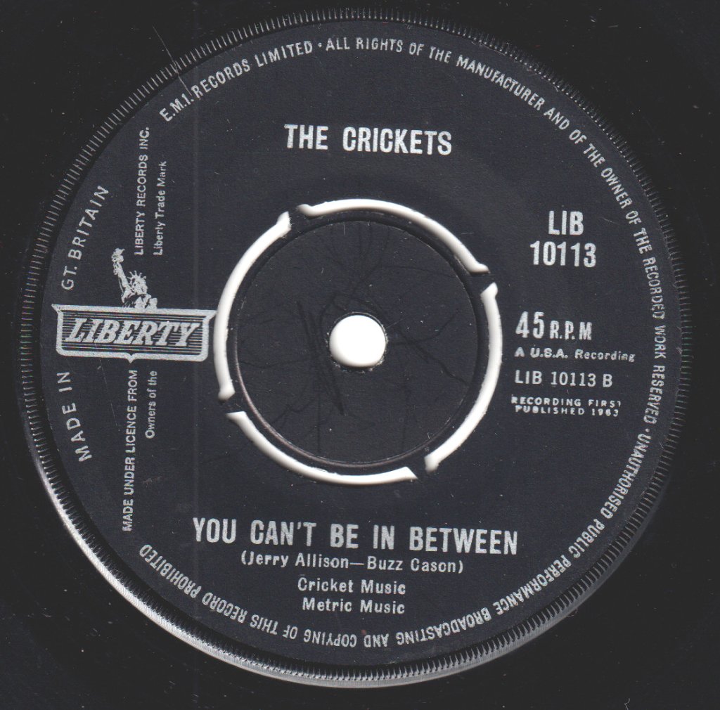 Crickets - Right Or Wrong - 7 Inch