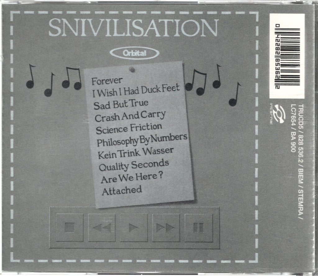 Orbital - Snivilisation - Cd
