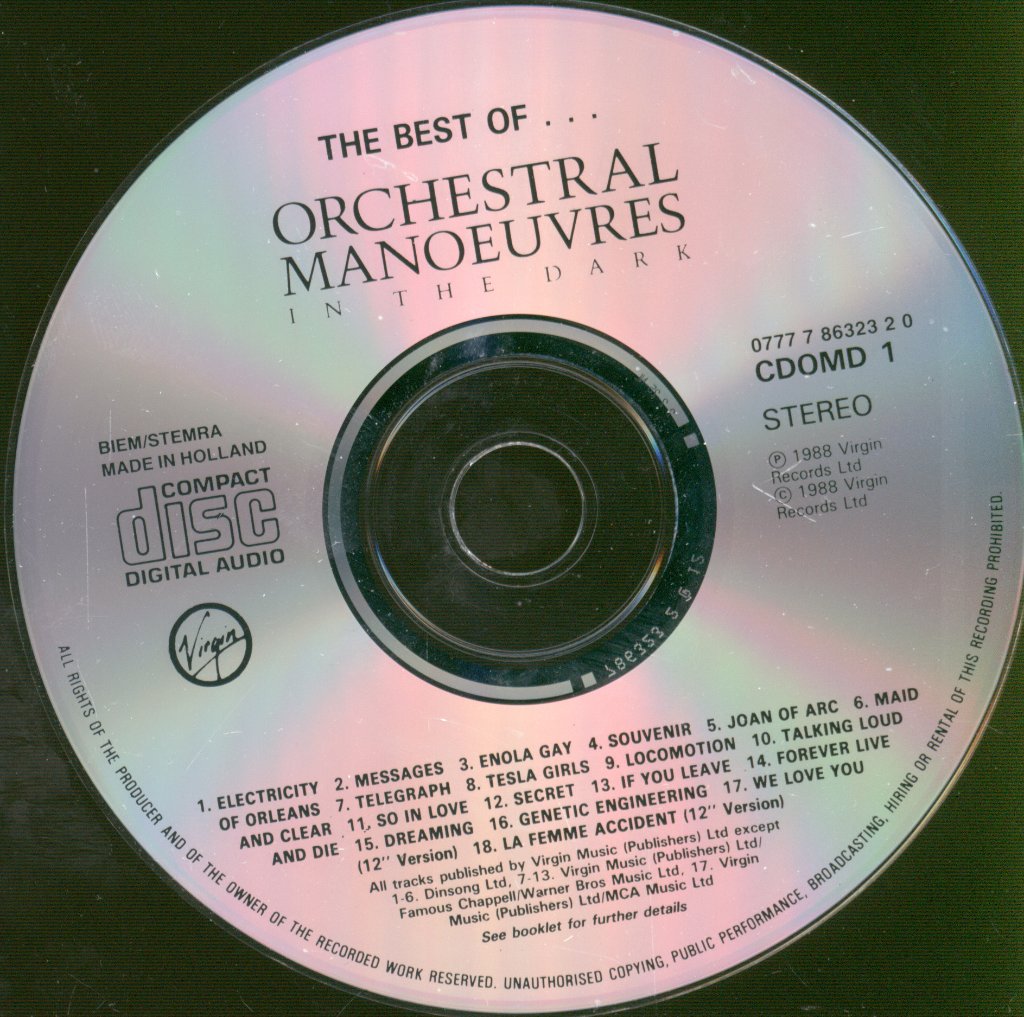 Orchestral Manoeuvres In The Dark - Best Of OMD - Cd