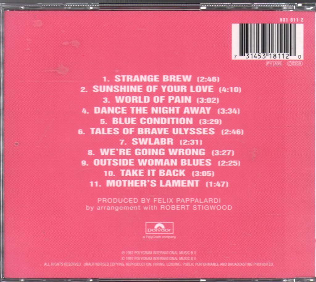Cream - Disraeli Gears - Cd