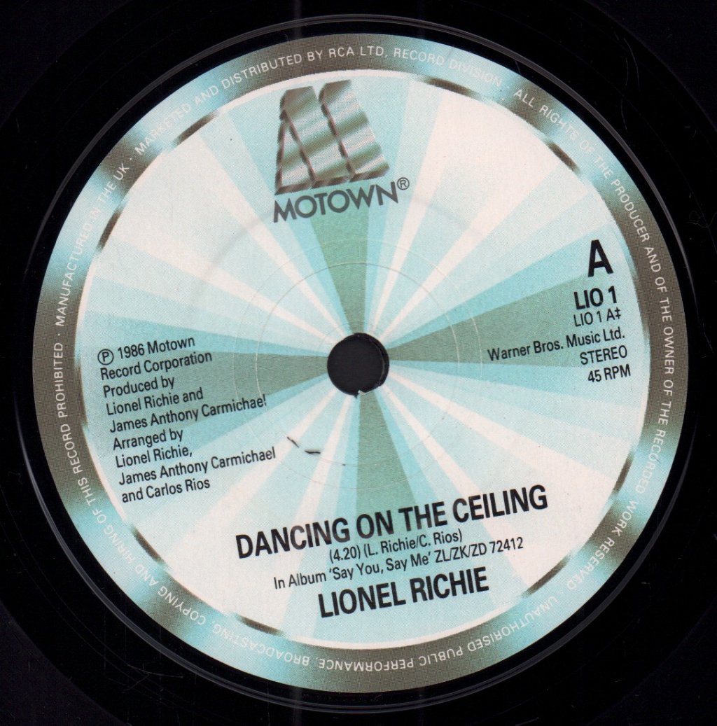 Lionel Richie - Dancing On The Ceiling - 7 Inch