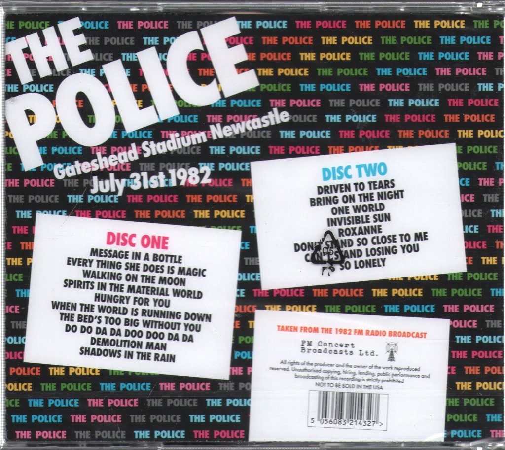 Police - Gateshead 1982: the Complete Broadcast - Double Cd