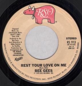 Bee Gees - Rest Your Love On Me - 7 Inch