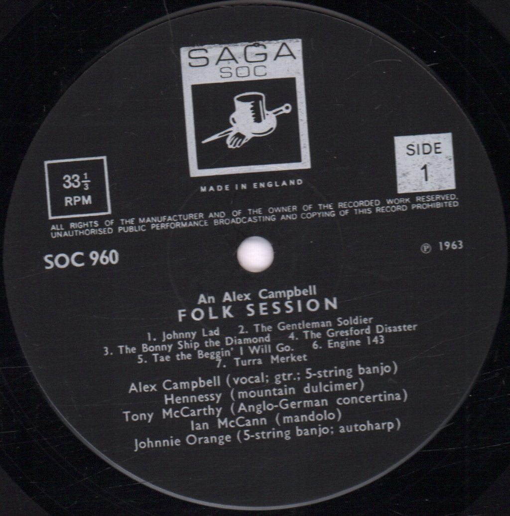 Alex Campbell - Sings Folk - Lp