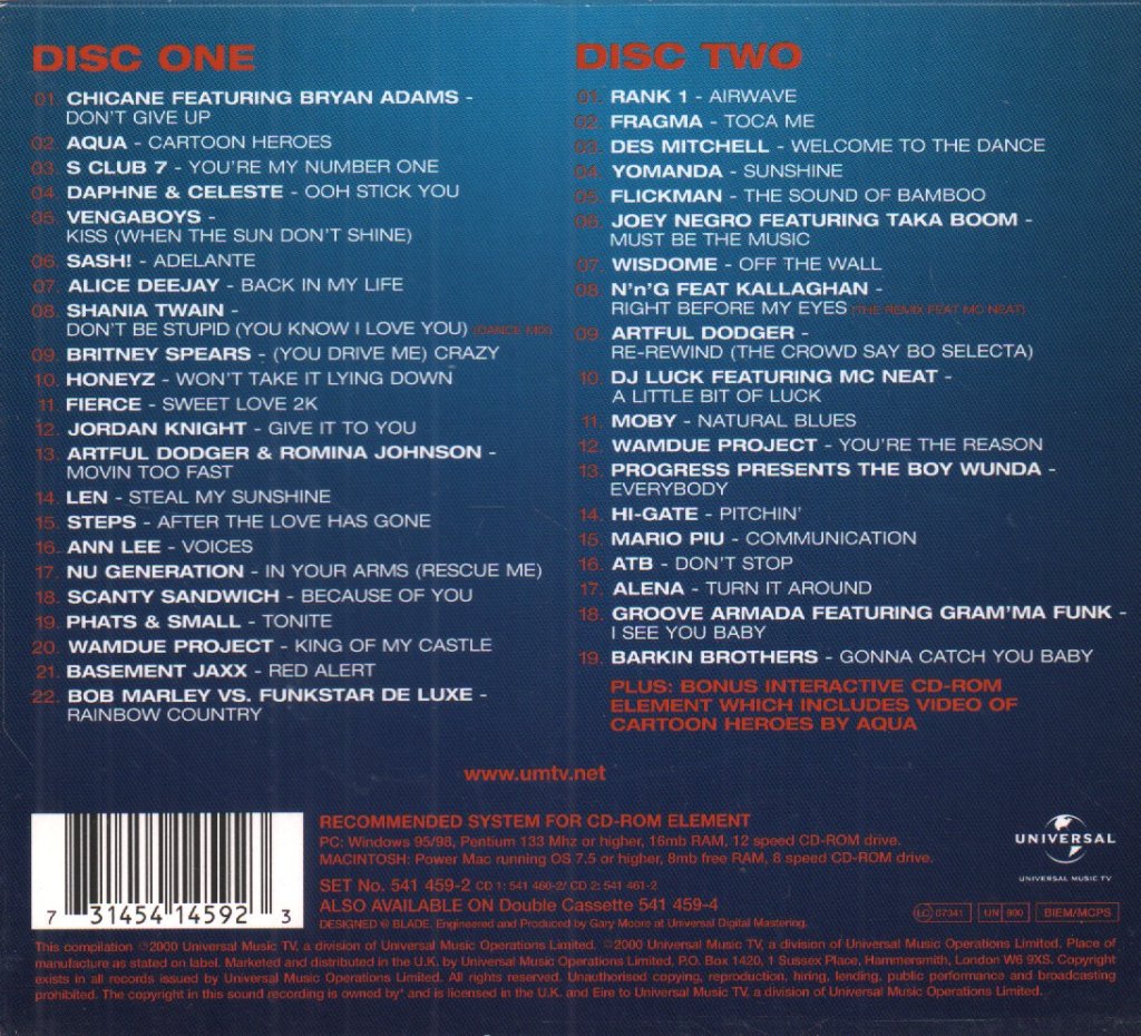 Various Artists - Box Dance Hits 2000 - Cd