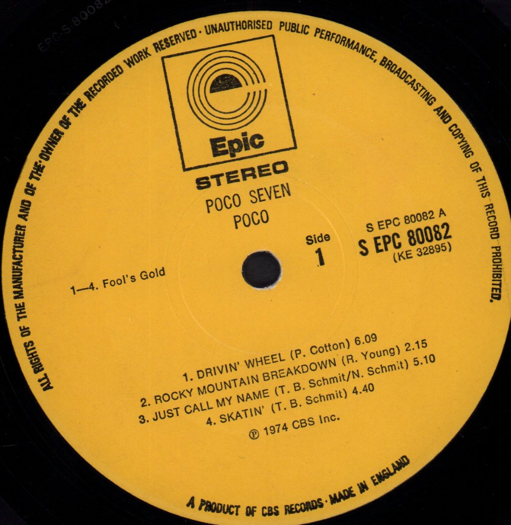 Poco - Seven - Lp