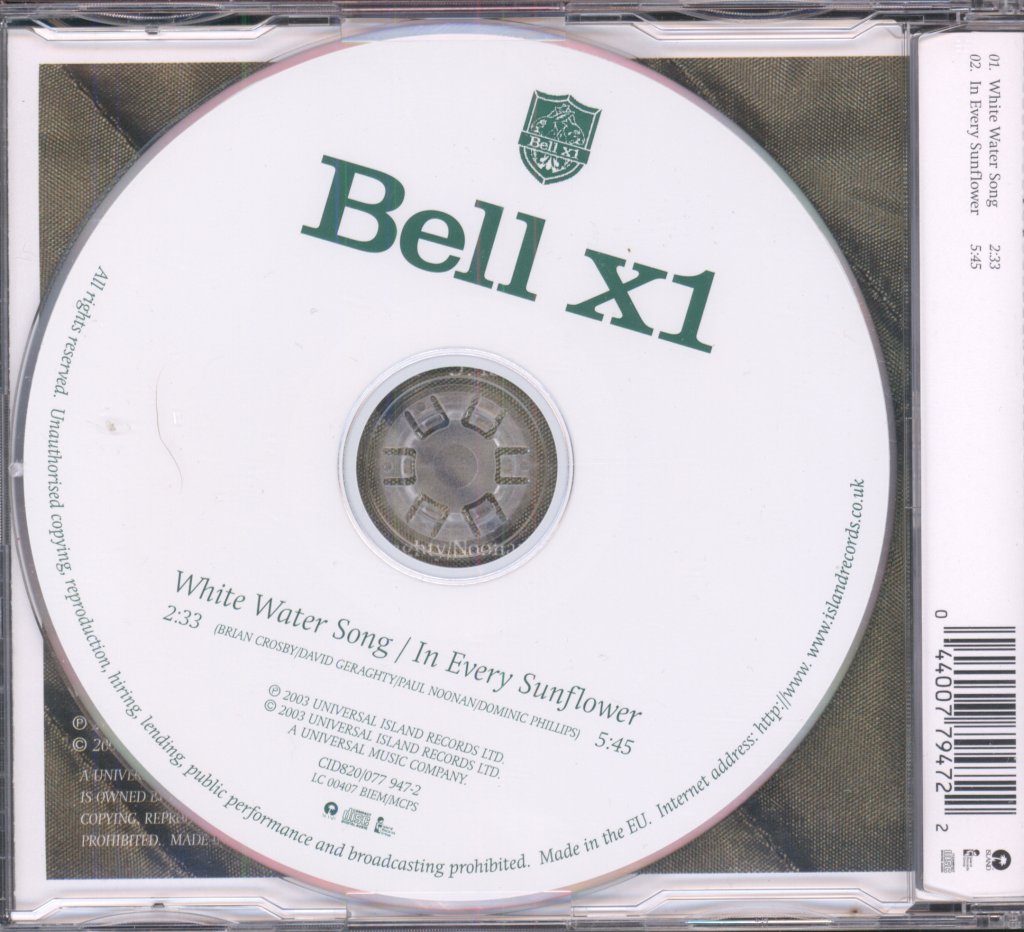 Bell X1 - White Water Song - Cd