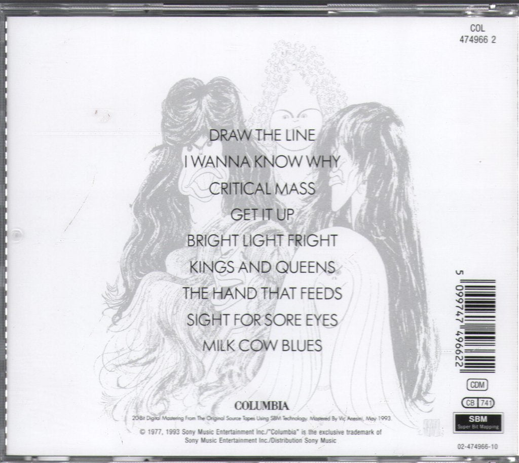 Aerosmith - Draw The Line - Cd