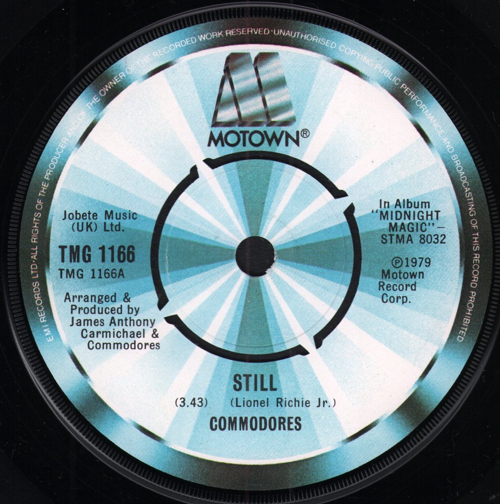 Commodores - Still - 7 Inch