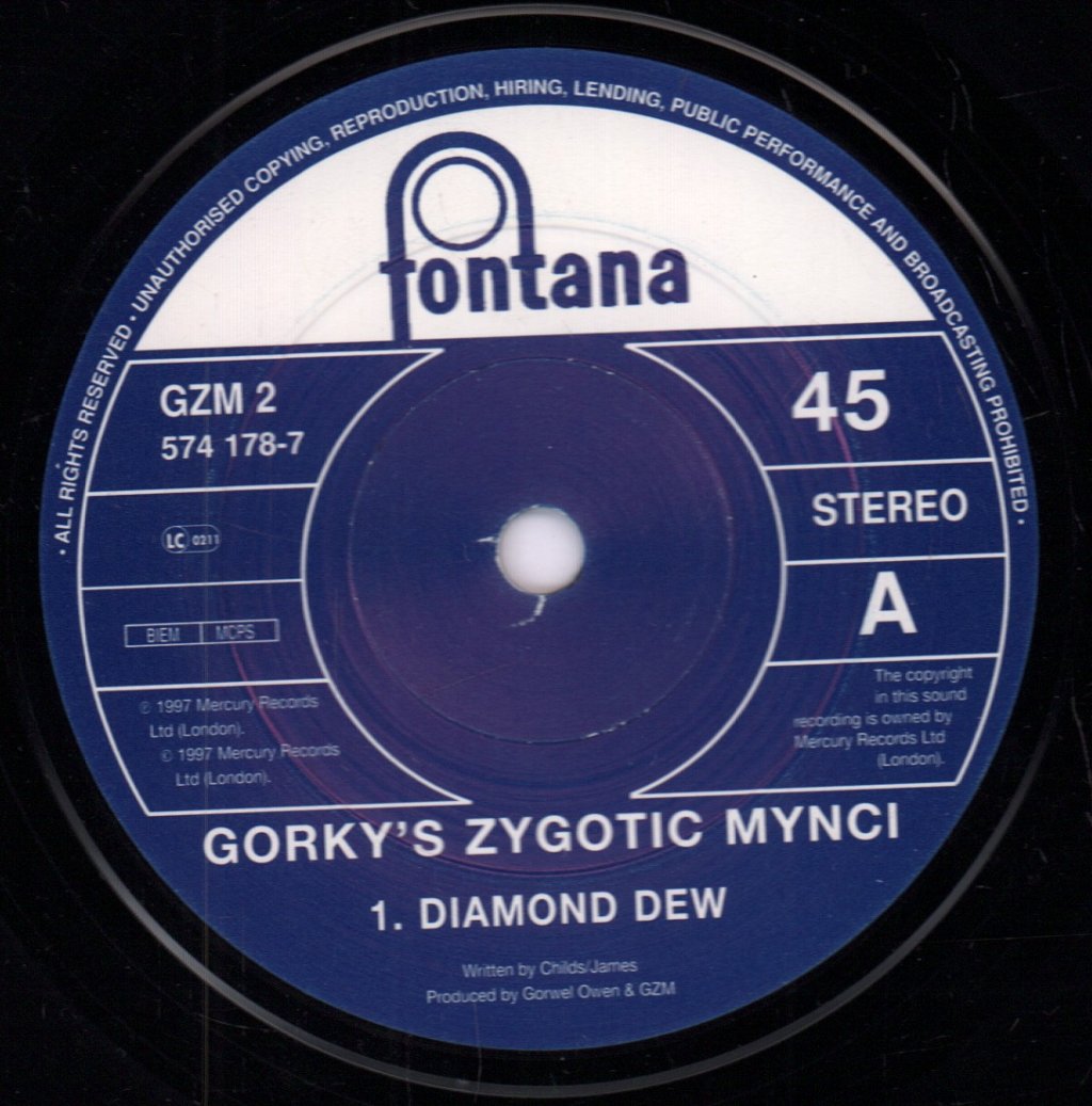 Gorky's Zygotic Mynci - Diamond Dew - 7 Inch