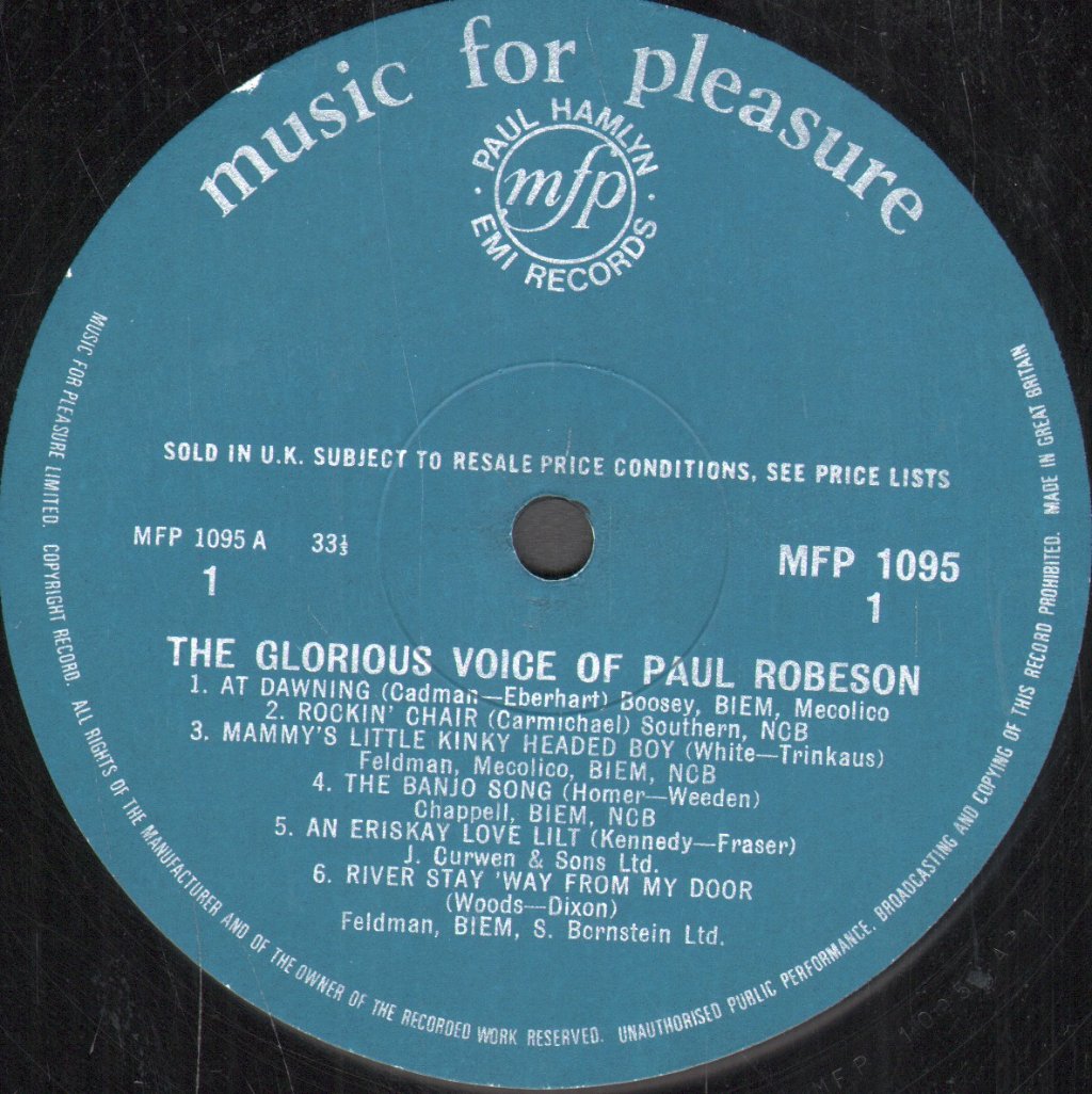 Paul Robeson - Glorious Voice Of - Lp