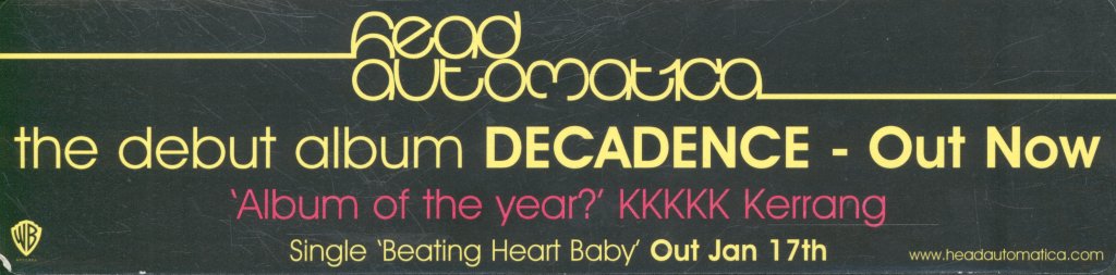 Head Automatica - Decadence - Flyer