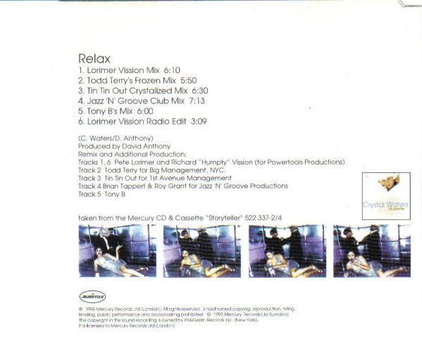 Crystal Waters - Relax - Cd