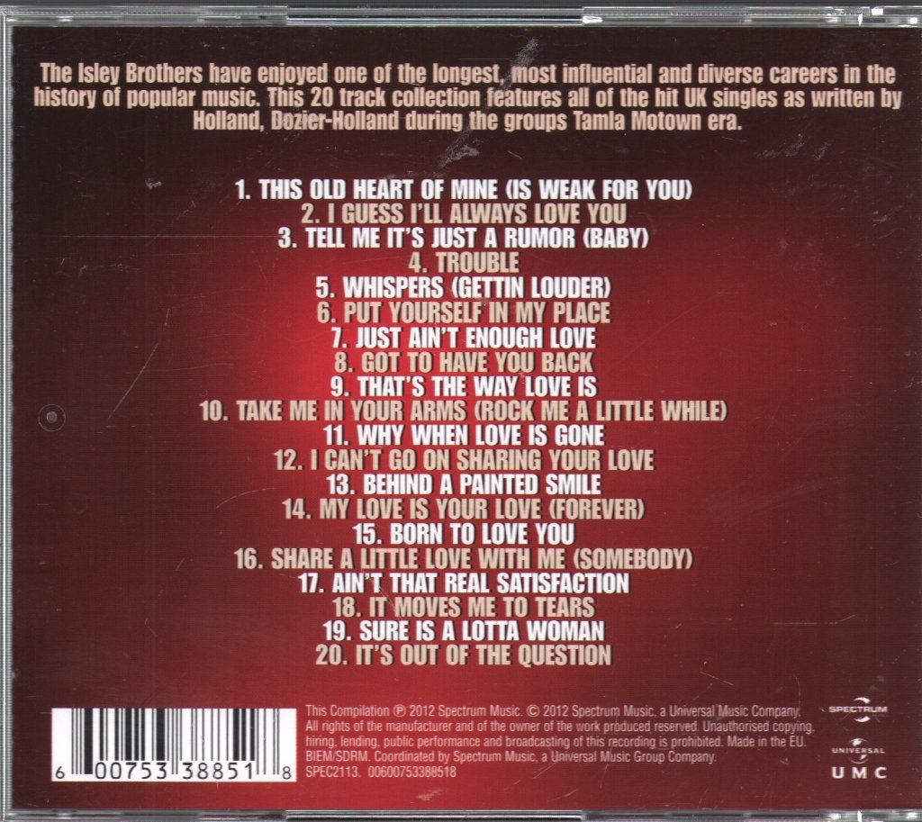 Isley Brothers - Behind a Painted Smile: The Collection - Cd
