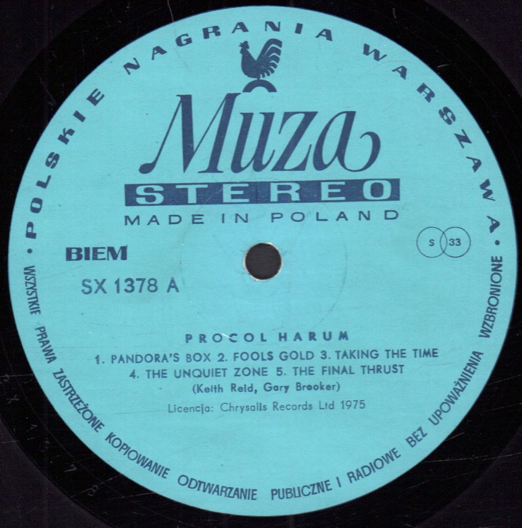 Procol Harum - Procol's Ninth. - Lp