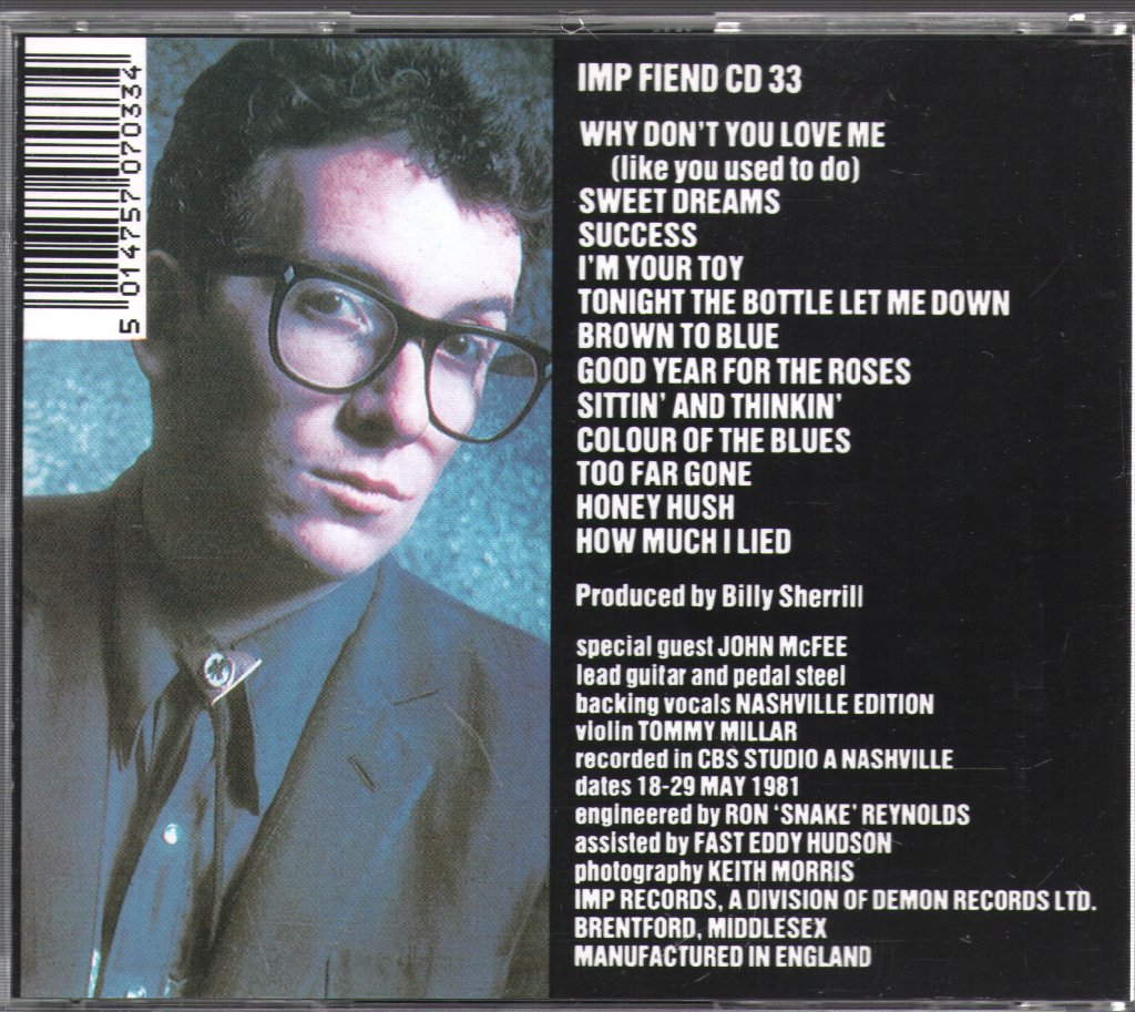 Elvis Costello & The Attractions - Almost Blue - Cd