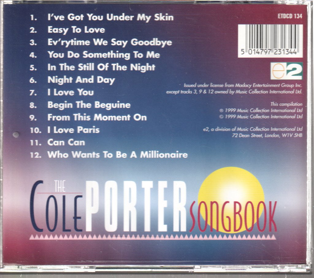 101 Strings - Cole Porter Songbook - Cd