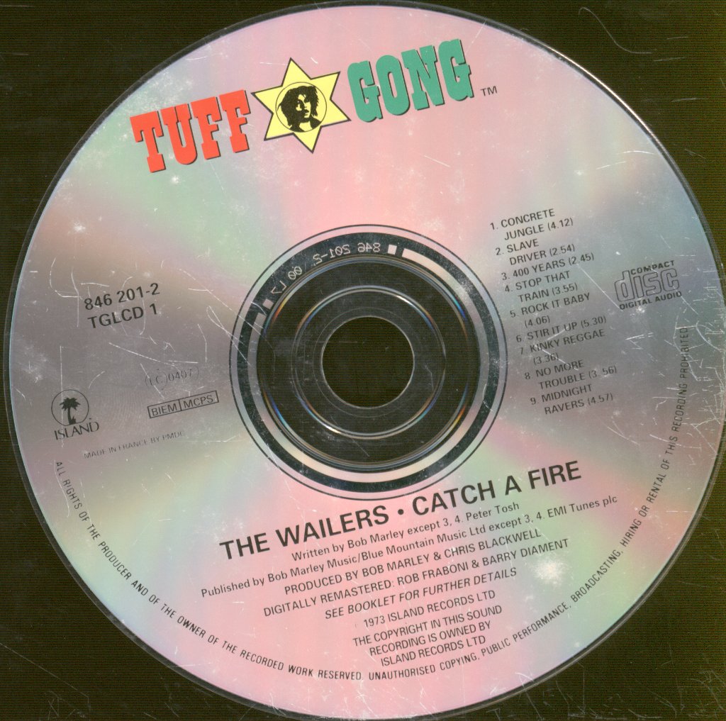 Bob Marley & The Wailers - Catch A Fire - Cd
