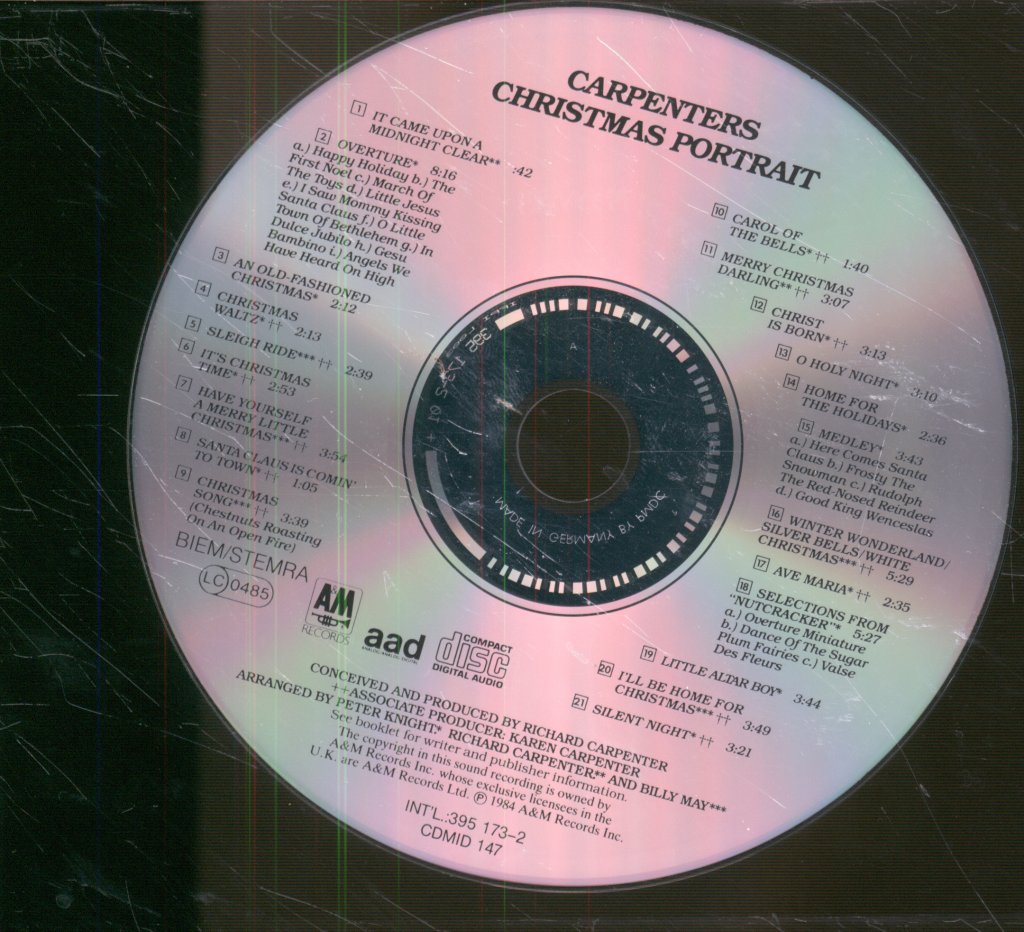 Carpenters - Christmas Portrait - Cd