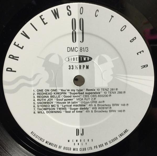 Various Artists - October 89 Previews - Lp